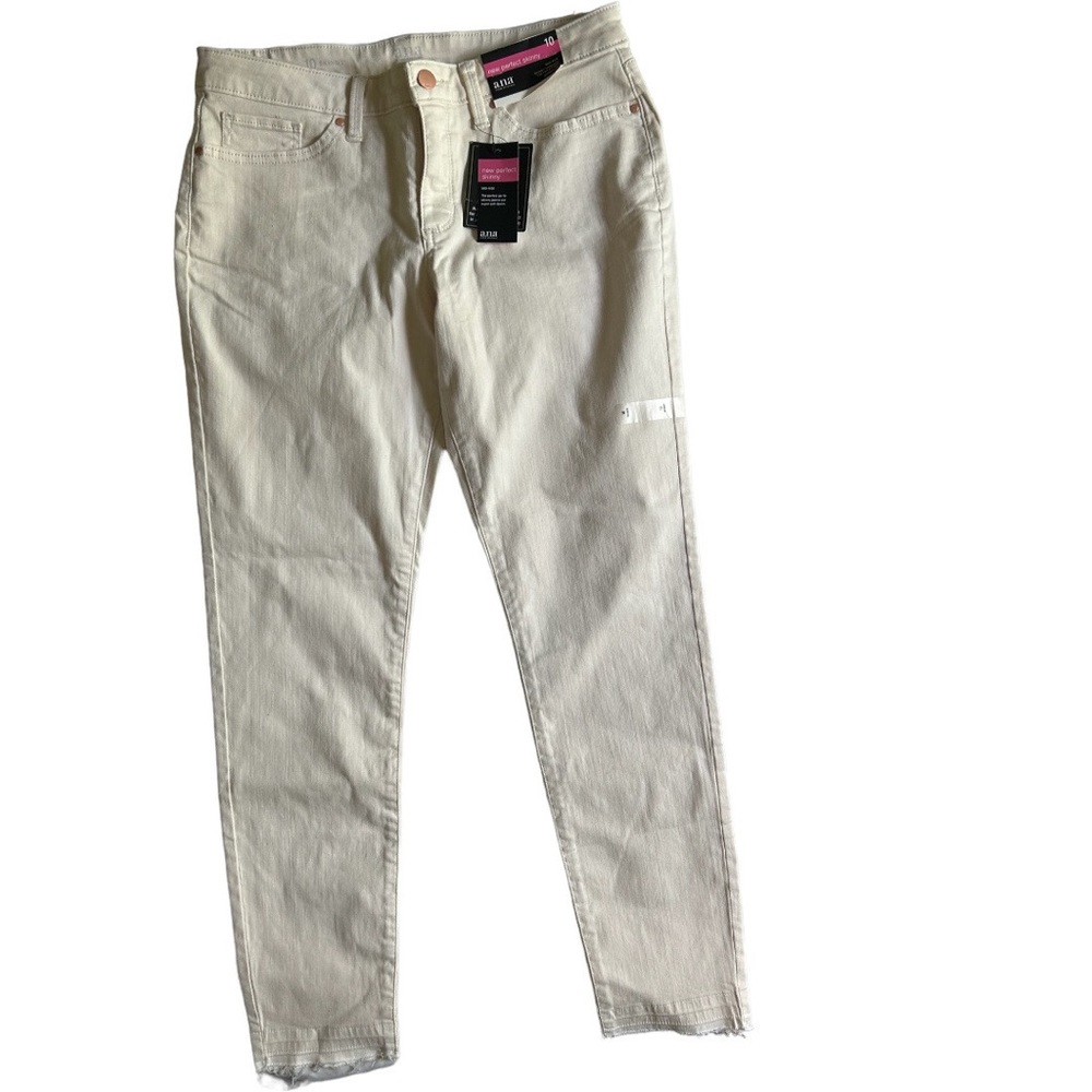 A.N.A Mid Rise Skinny Leg Jeans - Size 10
